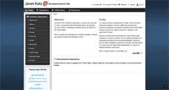 Desktop Screenshot of janetkatz.developmentwork.net